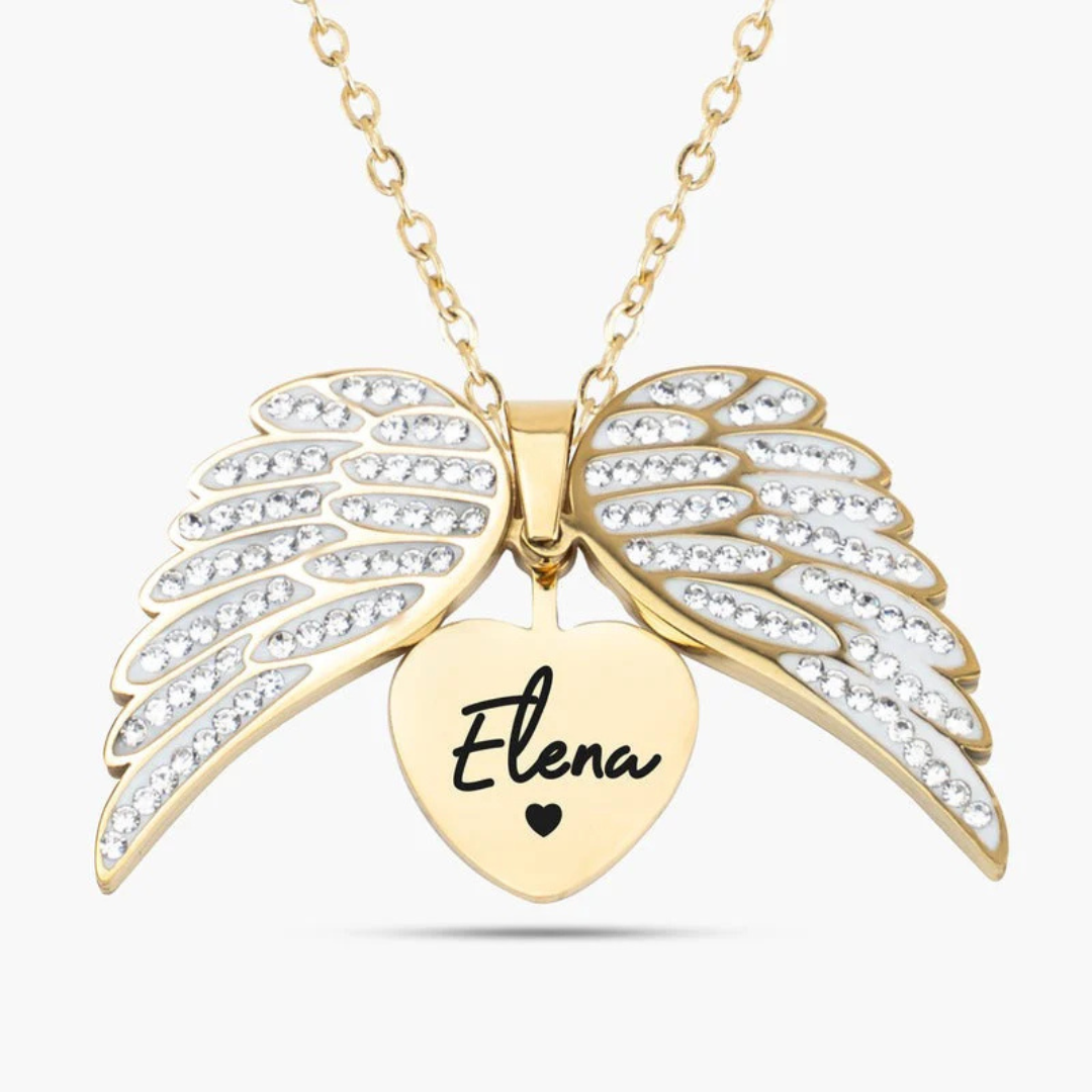 Min ängel | Halsband med personlig gravyr